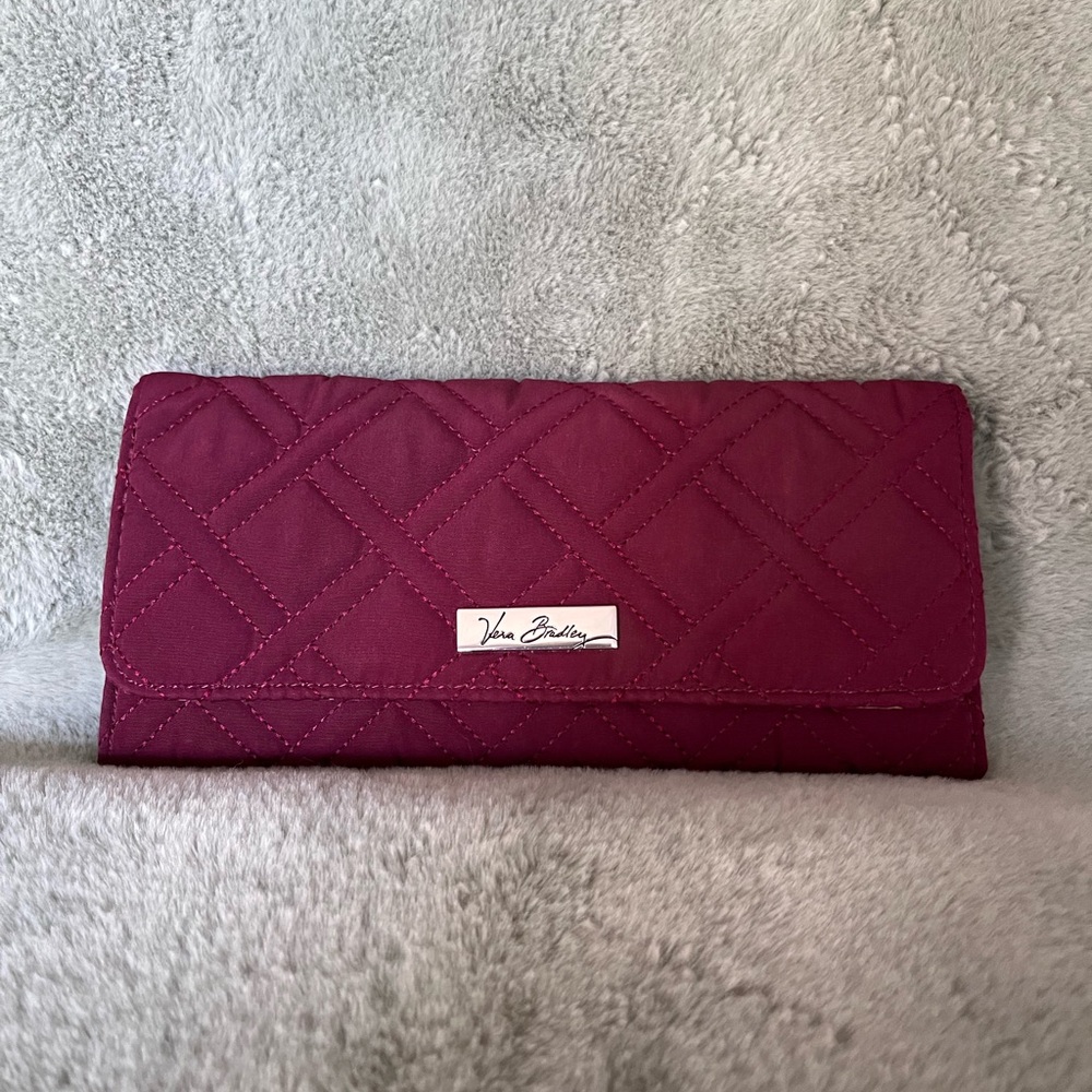 Vera Bradley Magenta Quilted Wallet